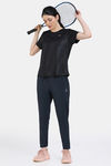 Zelocity Quick Dry Gym Relaxed Top - Jet Black — thumbnail 4